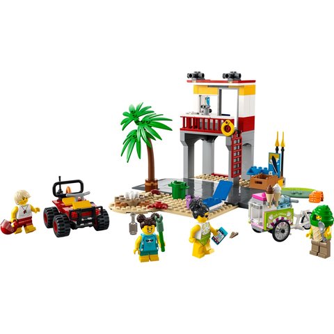 Конструктор LEGO City Рятувальний пост на пляжі (60328) Прев'ю 2
