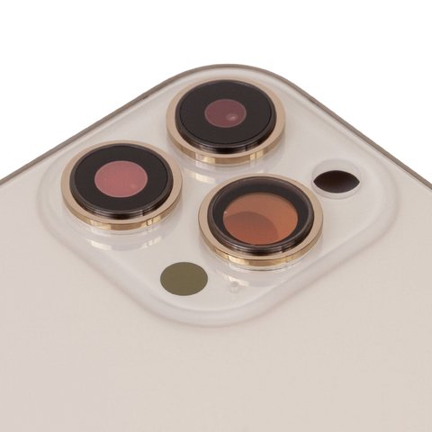 Корпус для iPhone 13 Pro Max, золотистий, з тримачем SIM-карти, з боковими кнопками, gold Прев'ю 1