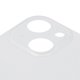Housing Back Cover compatible with iPhone 13, (white, no need to remove the camera glass, Original (PRC), big hole) Preview 1