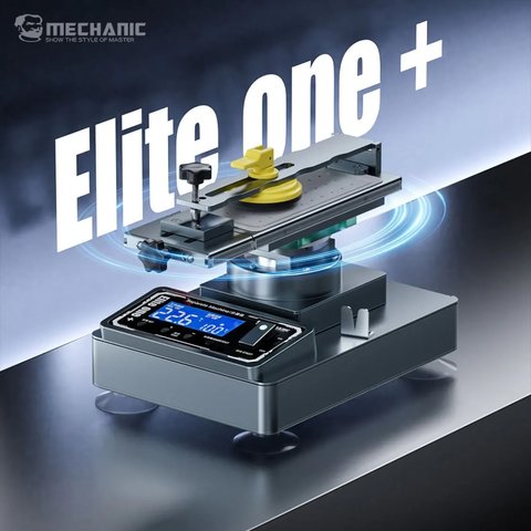 Устройство для расклеивания дисплейного модуля (сепаратор) Mechanic Elite One Plus, с вакуумным насосом, используется для экранов до 7" Превью 1