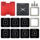 RB-01 Reballing Stencil Tin Net Full Set for EMMC / EMCP / UFS BGA153 / 162 / 169 / 186 / 221 / 254 / 297 with a Fixed Plate and Magnetic Base Holder Preview 1