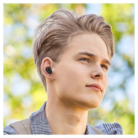 Headphone Baseus Bowie EZ10, (wireless, black, with charging case, with cable) #A00054300116-Z1 Preview 3