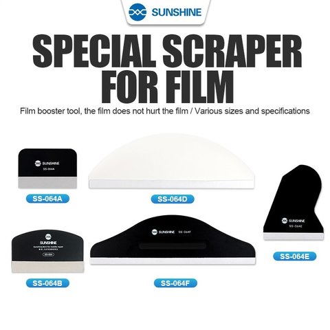 Spudger Sunshine SS-064E, (for film gluing, 79 mm, plastic, black) Preview 1
