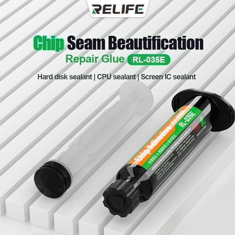 Adhesivo RELIFE RL-035E, negro, UV, 10 ml, compound Vista previa  1