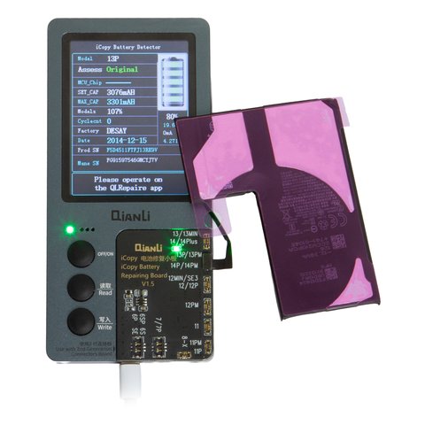 Batería puede usarse con iPhone 13 Pro, Li-ion, 3.87 V, 3200 mAh, mayor capacidad, original IC, #A2656 Vista previa  1