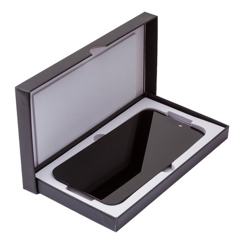 Pantalla LCD puede usarse con iPhone 15 Plus, negro, con marco, HC, sin microchip, (AMOLED), GX OEM soft Vista previa  2