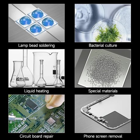 Plataforma de precalentamiento Mechanic HT-30, para reparar placas base, 30*30cm, 0-300°С, 800W Vista previa  5