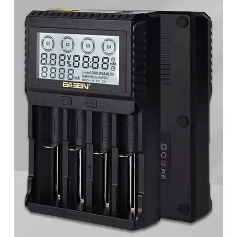 Зарядное устройство Basen BL4, для Ni-MH/Li-ion/LiFePO4, с дисплеем, 220 В Превью 1