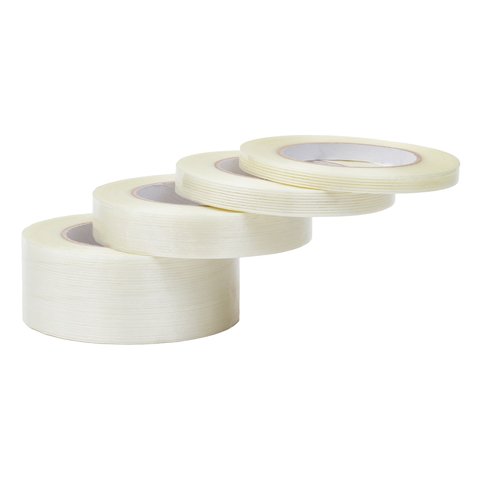 Стрічка армована одностороння, 25 мм, 25 м, високотемпературна Прев'ю 2