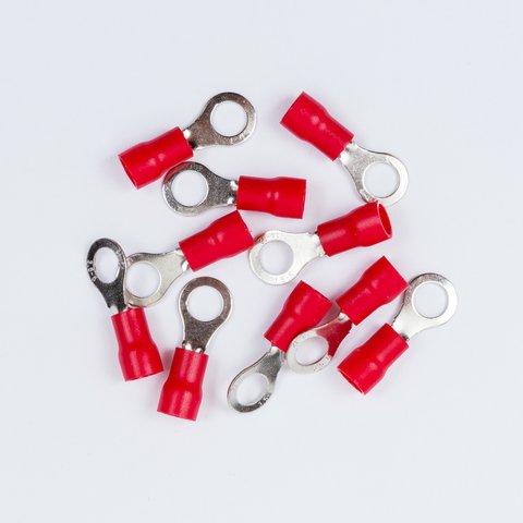 Наконечник RV 3,5-6, 6 мм, кільцевий, ізольований, червоний, 10 шт., 2,5-4,0 мм² Прев'ю 1