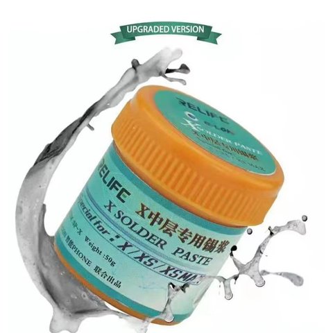 BGA паста RELIFE SP-X, Sn 42%, Bi 58%, 158 °C, 50 г Прев'ю 1