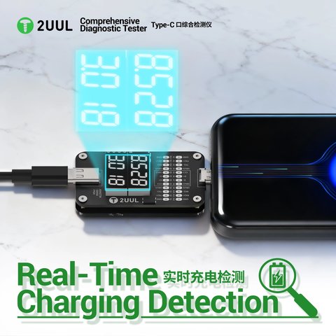 USB-тестер 2UUL PW32, USB тип-C Превью 3