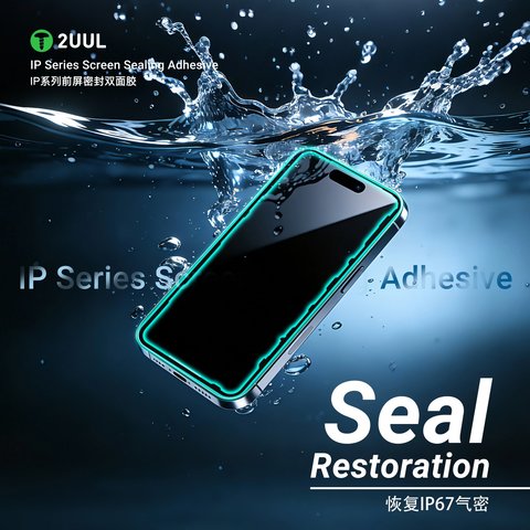 Стікер дисплея 2UUL SA17 для Apple iPhone 17, 5 шт., adhesive Прев'ю 4