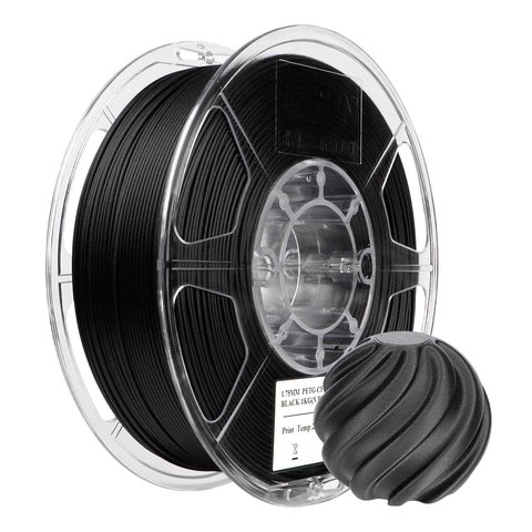 Філамент для 3D-принтера eSUN PETG-CF Black, 1 кг Прев'ю 1