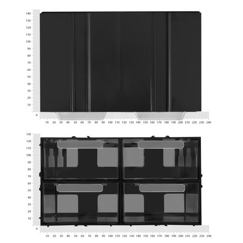 Кассетница модульная с выдвижными ячейками KON-PX4 Превью 1