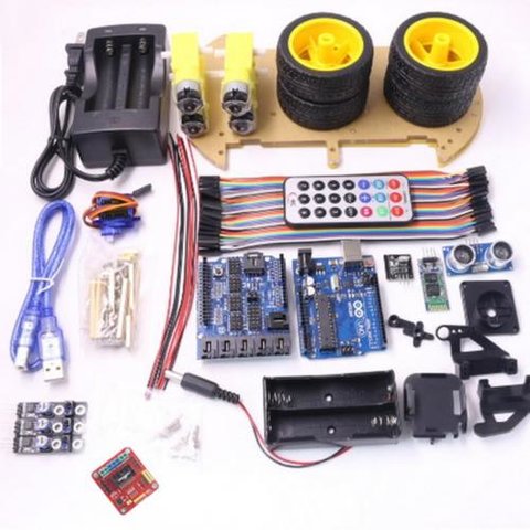 Электронный конструктор Haitronic Робомобиль с Bluetooth-управлением Превью 1