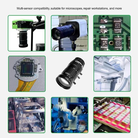 Объектив RELIFE MB1, с оптическим зумом, линза на камеру, 6-36mm; 12MP; F2.8-C; C-Mount Превью 6