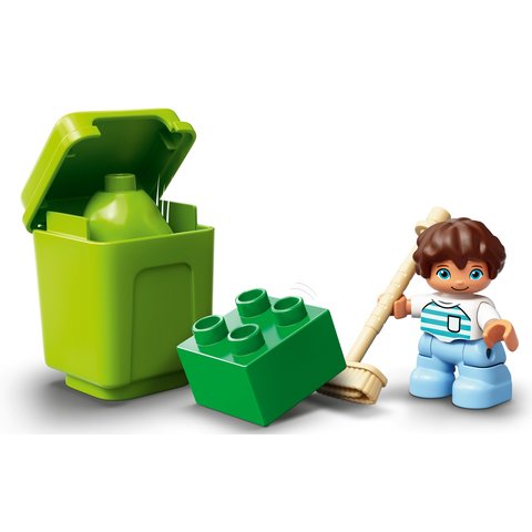 Конструктор LEGO DUPLO Мусоровоз и контейнеры для раздельного сбора мусора (10945) Превью 9