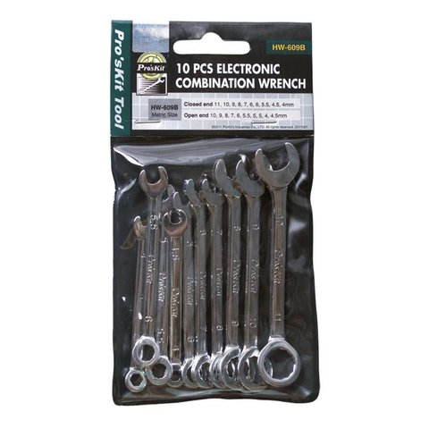 Combination Wrench Set Pro'sKit HW-609B Preview 1